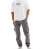 Tommy Jeans Ryan Cargo Trousers In Grey For Men