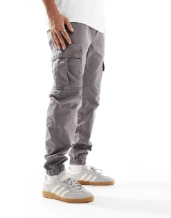 Tommy Jeans Ryan Cargo Trousers In Grey For Men -Tomeans Store 207286059 4
