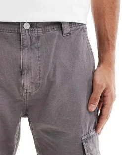 Tommy Jeans Ryan Cargo Trousers In Grey For Men -Tomeans Store 207286059 5