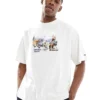 Tommy Jeans Fun Camping Graphic T-shirt In White For Men Seedpearl
