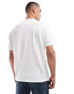 Tommy Jeans Chest Linear Logo T-shirt In White For Men -Tomeans Store 207286219 4