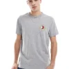 Tommy Jeans Small Crest Logo T-shirt In Grey For Men Grey Htr
