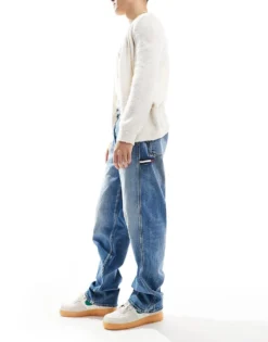 Tommy Jeans Jaimie Loose Straight Carpetener Jeans In Mid Wash For Men Denim Medium -Tomeans Store 207286354 3