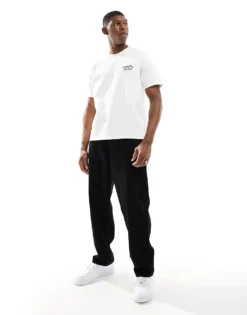 Tommy Jeans Chest Script Logo T-shirt In Off White For Men Ancient White -Tomeans Store 207286407 4