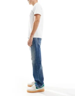Tommy Jeans Otis Regular Straight Jeans In Faded Dark Wash For Men Denim Dark -Tomeans Store 207286422 3