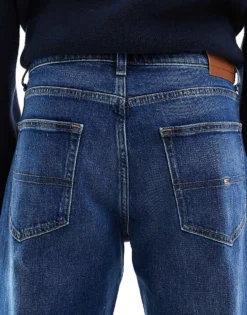 Tommy Jeans Jaimie Loose Straight Jeans In Dark Wash For Men Denim Dark -Tomeans Store 207286472 4