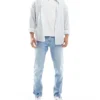 Tommy Jeans Austin Slim Tapered Jeans In Light Wash For Men Denim Light