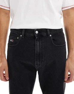 Tommy Jeans Otis Regular Straight Jeans In Black For Men Denim Black -Tomeans Store 207286561 5