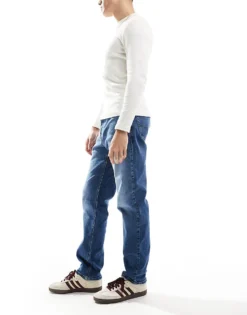 Tommy Jeans Ryan Regular Straight Jeans In Mid Wash For Men Medium Denim -Tomeans Store 207443424 5
