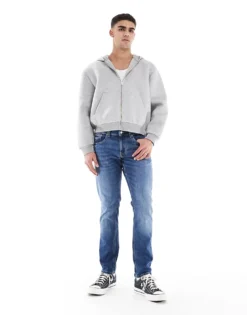 Tommy Jeans Scanton Slim Fit Jeans In Mid Wash For Men