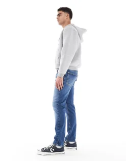 Tommy Jeans Scanton Slim Fit Jeans In Mid Wash For Men -Tomeans Store 207443467 3