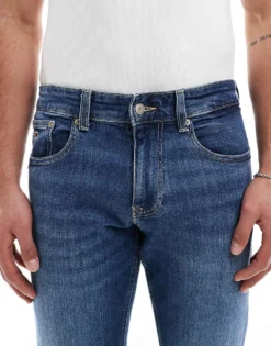 Tommy Jeans Scanton Slim Fit Jeans In Mid Wash For Men -Tomeans Store 207443467 5