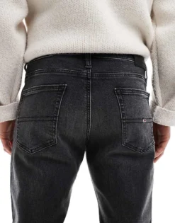 Tommy Jeans Straight Leg Jeans In Dark Grey For Men -Tomeans Store 207585880 4