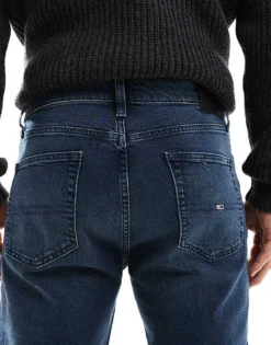 Tommy Jeans Straight Leg Jeans In Dark Blue For Men -Tomeans Store 207585948 4