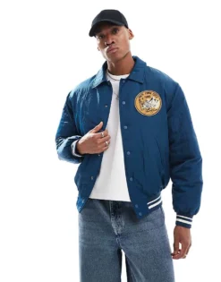 Tommy Jeans Logo Patch Bomber Jacket In Multi For Men -Tomeans Store 207714028 1 multi 1