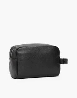 Tommy Jeans Heritage Pebble Grain Washbag In Black For Men -Tomeans Store 207714104 3