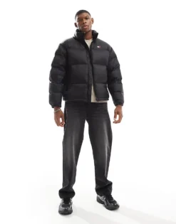 Tommy Jeans Down Alaska Puffer Jacket In Black For Men
