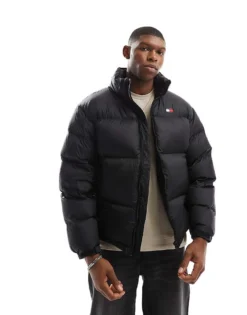 Tommy Jeans Down Alaska Puffer Jacket In Black For Men -Tomeans Store 207714400 4