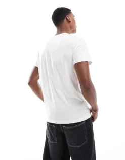 Tommy Jeans Signature Logo Slim T-shirt In White For Men -Tomeans Store 207714962 4