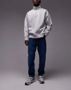 Tommy Jeans Isaac Relaxed Tapered Jeans In Dark Wash For Men Denim Dark