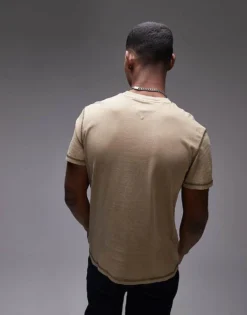 Tommy Jeans Crest Logo T-shirt In Tan For Men Relic Tan -Tomeans Store 207794832 3