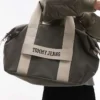 Tommy Jeans Retro Duffle Bag In Green For Men Pewter Green