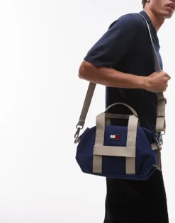 Tommy Jeans Retro Mini Duffle Bag In Blue For Men Velvet Blue -Tomeans Store 207794935 1 velvetblue 1