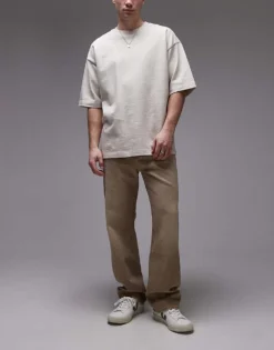 Tommy Jeans Otis Regular Straight Jeans In Washed Brown For Men Denim Color