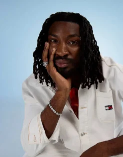 Tommy Jeans Chore Denim Jacket In White For Men Denim White