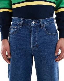 Tommy Jeans Jaimie Loose Straight Carpenter Jeans In Dark Wash For Men Denim Dark -Tomeans Store 207795486 5