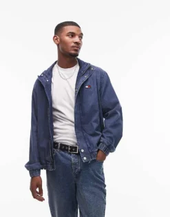 Tommy Jeans Collared Essential Denim Jacket In Medium Wash For Men Denim Medium 01 -Tomeans Store 207795593 1 denimmedium01 1