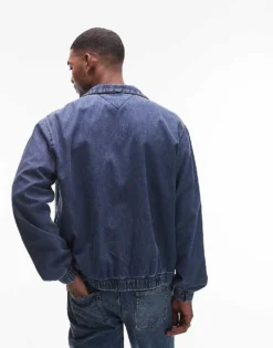 Tommy Jeans Collared Essential Denim Jacket In Medium Wash For Men Denim Medium 01 -Tomeans Store 207795593 4