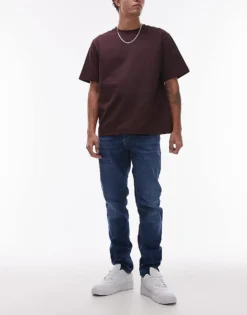 Tommy Jeans Austin Slim Tapered Jeans In Dark Wash For Men Denim Dark -Tomeans Store 207795658 1 denimdark 1