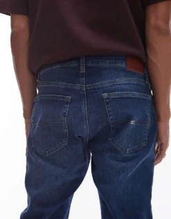 Tommy Jeans Austin Slim Tapered Jeans In Dark Wash For Men Denim Dark -Tomeans Store 207795658 5