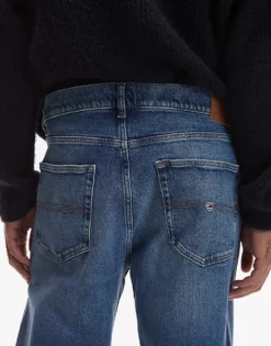 Tommy Jeans Jamie Loose Straight Jeans In Medium Wash For Men Denim Medium -Tomeans Store 207795687 4