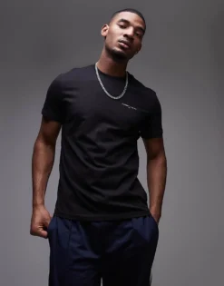 Tommy Jeans Small Chest Logo T-shirt In Black For Men -Tomeans Store 207795962 1 black 1