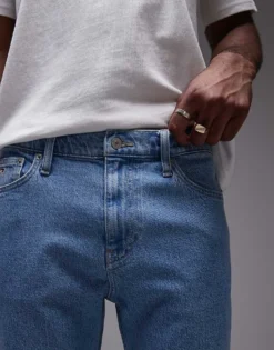 Tommy Jeans Ryan Denim Shorts In Light Wash For Men Denim Light -Tomeans Store 207796210 3