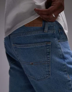 Tommy Jeans Ryan Denim Shorts In Light Wash For Men Denim Light -Tomeans Store 207796210 4