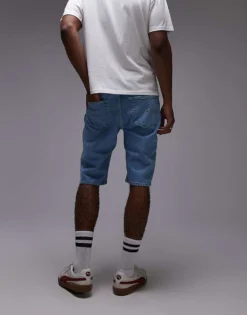 Tommy Jeans Ryan Denim Shorts In Light Wash For Men Denim Light -Tomeans Store 207796210 5