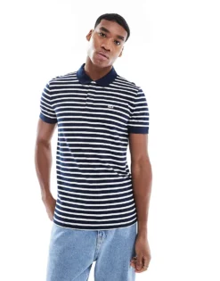 Tommy Jeans Slim Placket Polo In Multi For Men