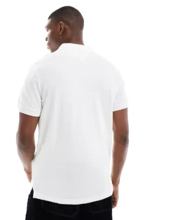 Tommy Jeans Tjm Slim Chest Flag Polo In White For Men -Tomeans Store 208068409 4