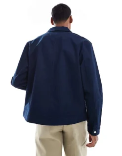 Tommy Jeans Logo Bomber Jacket In Navy Blue For Men -Tomeans Store 208068487 4