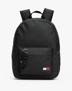 Tommy Jeans Essential Dome Logo Backpack In Black For Men -Tomeans Store 208068740 3