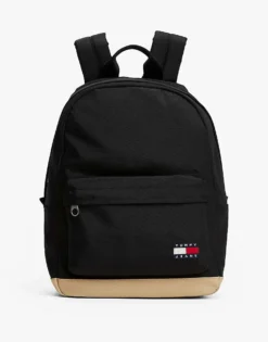 Tommy Jeans Essential Dome Backpack In Black For Men